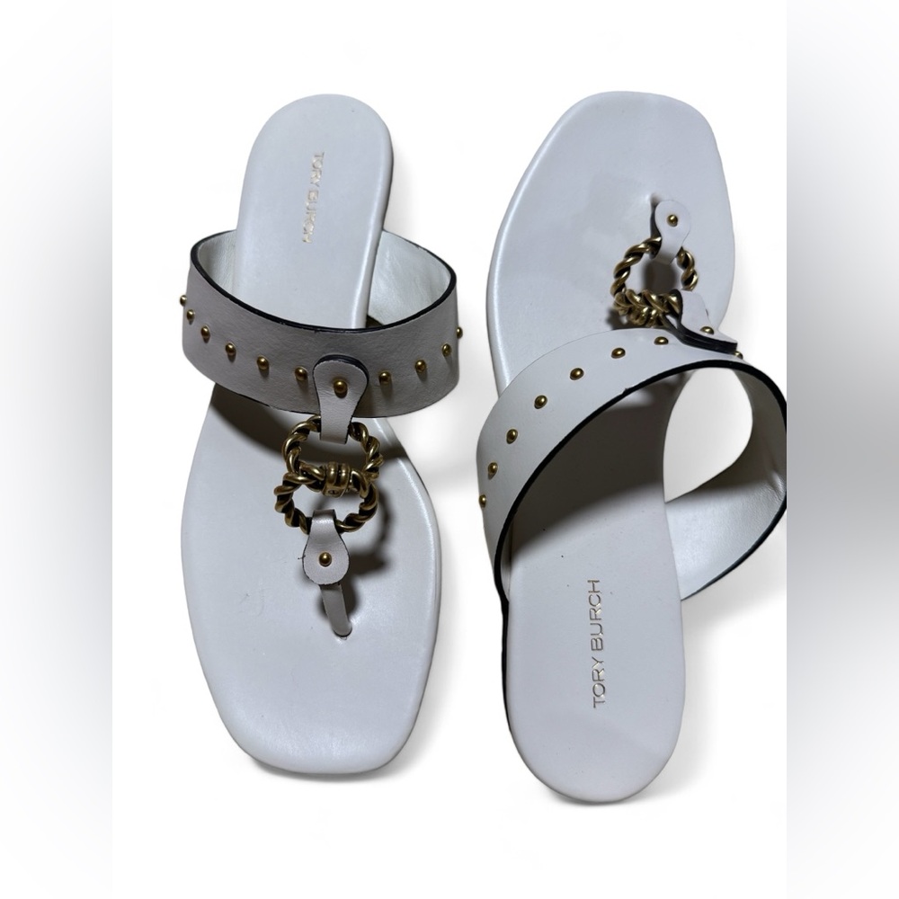 Tory Burch 8.5 Women’s Leather Sandals White